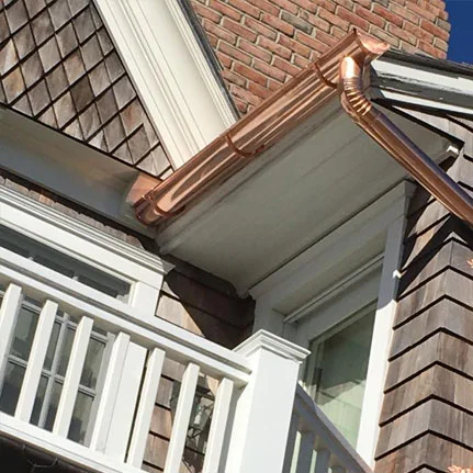 copper gutter installation Holtsville ny